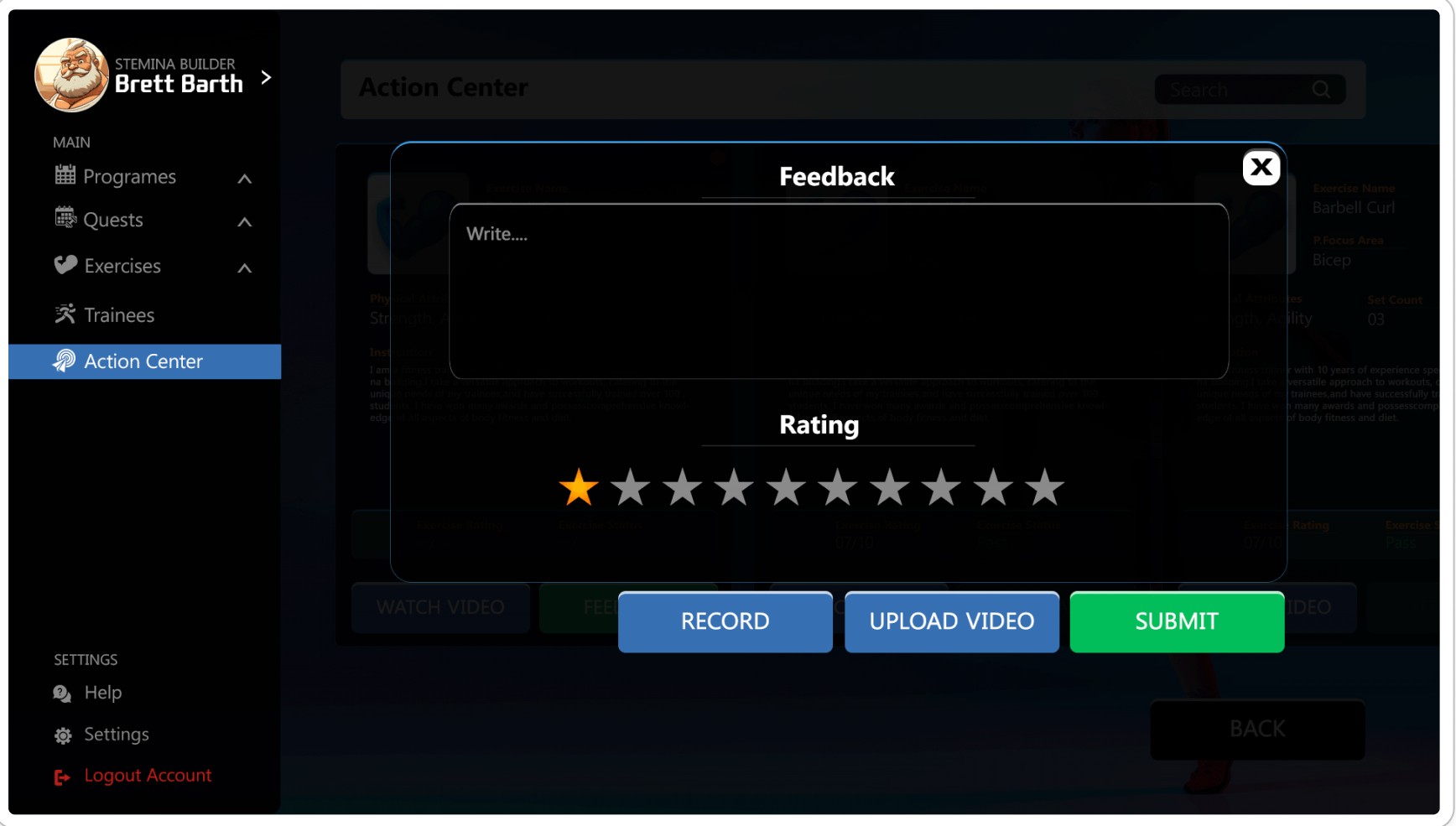 Trainer Review and Rating